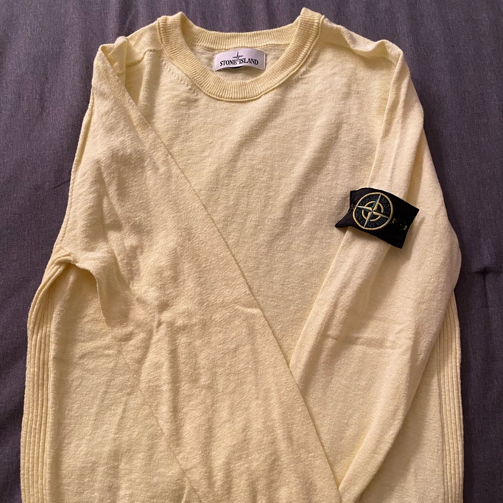 Stone island yellow like new
